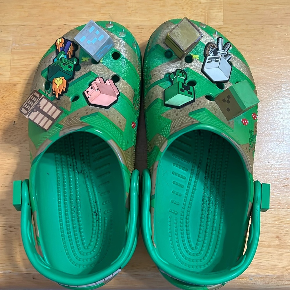 Kids Minecraft crocs
